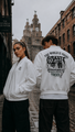 STREETCLUSIVE BOMBER JACKET WHITE