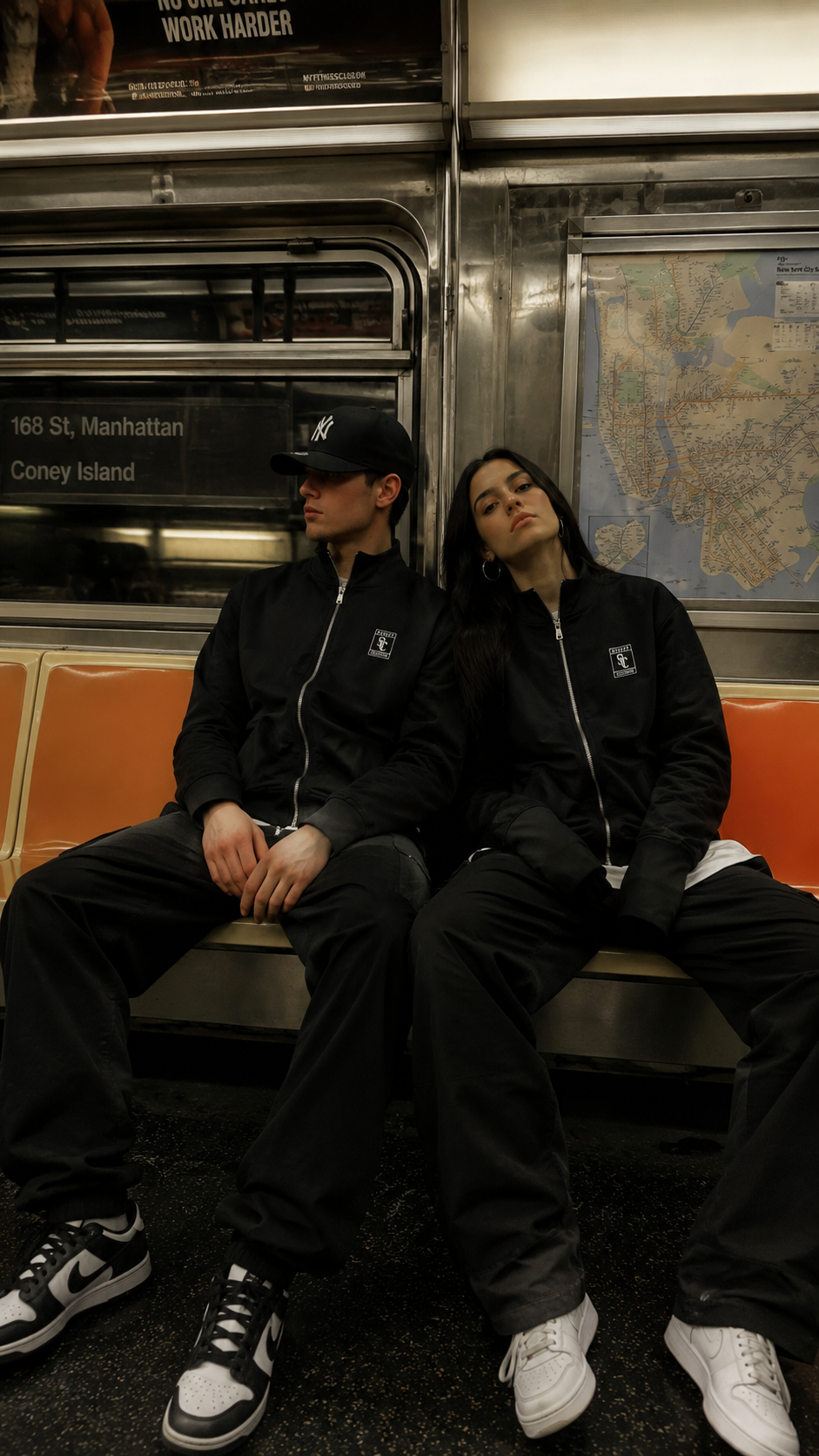 STREETCLUSIVE BOMBER JACKET BLACK