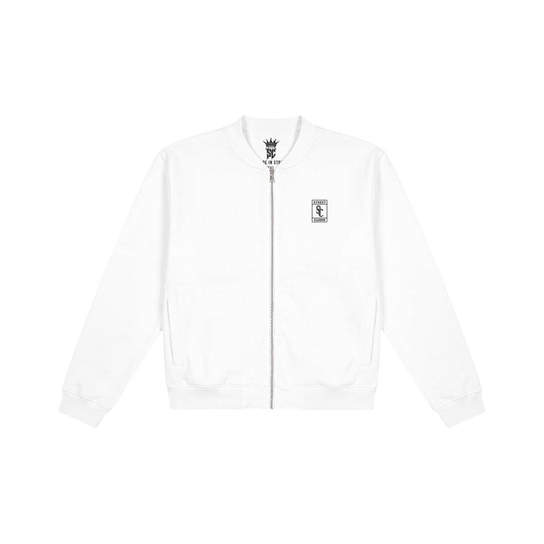 STREETCLUSIVE BOMBER JACKET WHITE